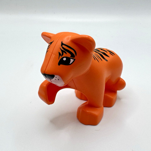 Lego Duplo Animals Lot Set Of 8 Zoo Keeper Cow Giraffe Polar Bear Tiger Pig - Picture 8 of 13